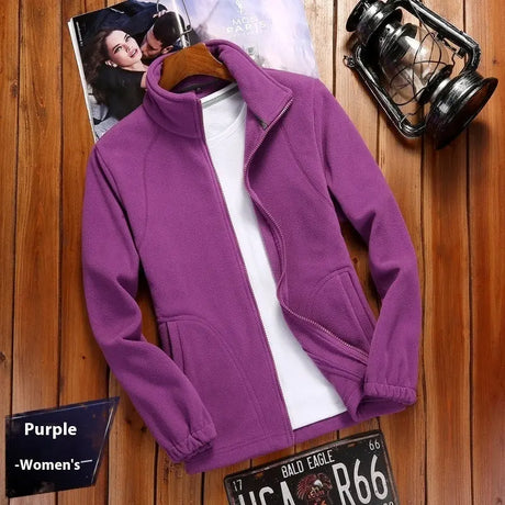 Outdoor Sports Women's Fleece Cardigan Sweater Fleece Top Conceitastral