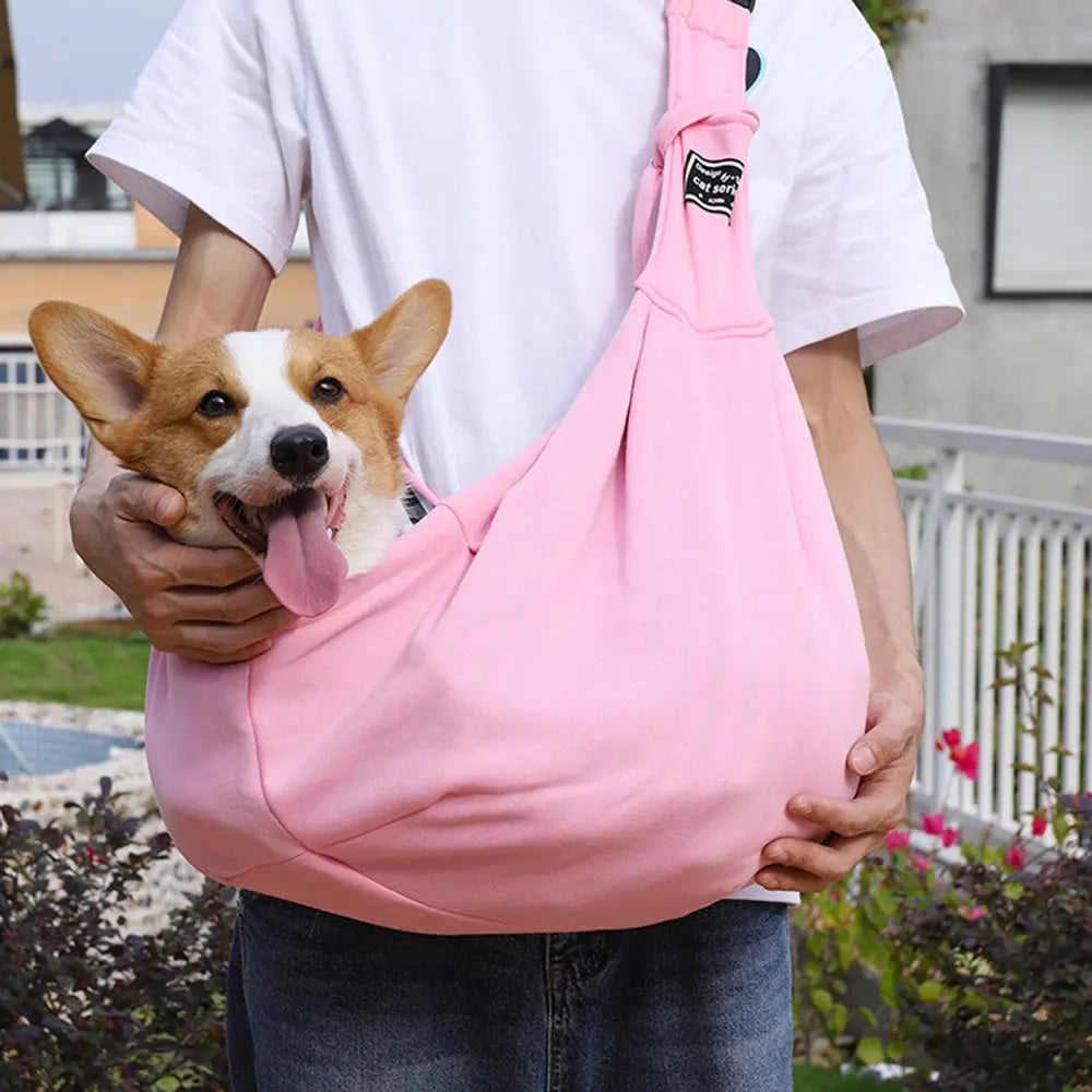 Pet Puppy Carrier Bag Cats Outdoor Travel Dog Subway Bus Shoulder Crossbody Bag Cotton Comfort Single Sling Handbag Tote Pouch Pet Carrier For Travel - Comfortable Single Shoulder Dog And Cat Bag Conceitastral