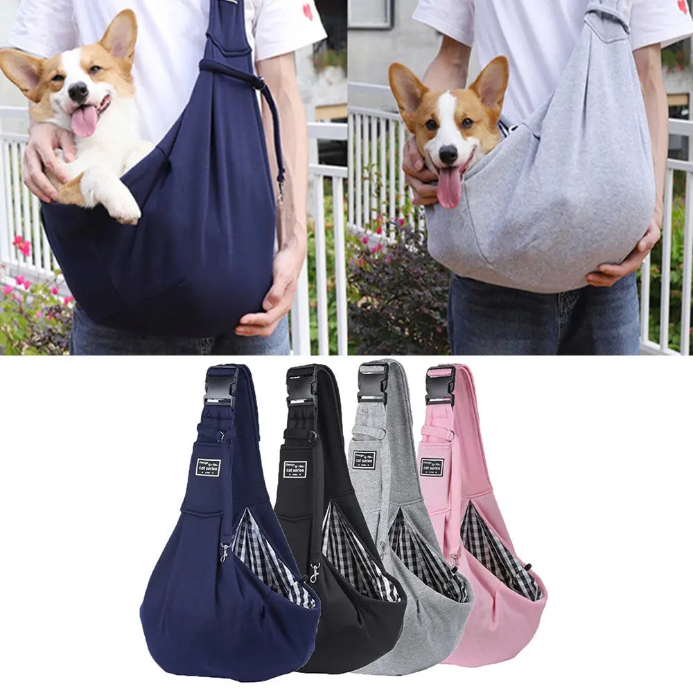 Pet Puppy Carrier Bag Cats Outdoor Travel Dog Subway Bus Shoulder Crossbody Bag Cotton Comfort Single Sling Handbag Tote Pouch Pet Carrier For Travel - Comfortable Single Shoulder Dog And Cat Bag Conceitastral