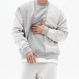 Pullover Round Neck Sweater Loose Men Clothes Conceitastral