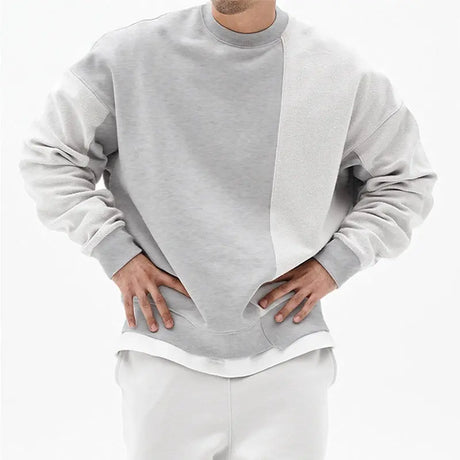 Pullover Round Neck Sweater Loose Men Clothes Conceitastral