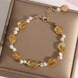 Purple Shaped Crystal Bracelet For Women Conceitastral