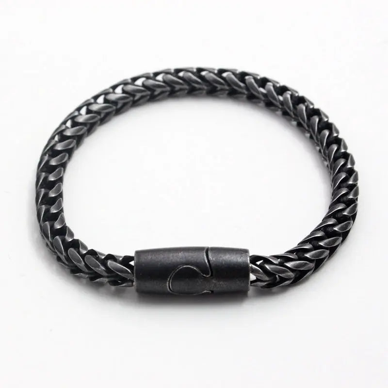 Retro Style Individual Titanium Steel Bracelet For Men Conceitastral
