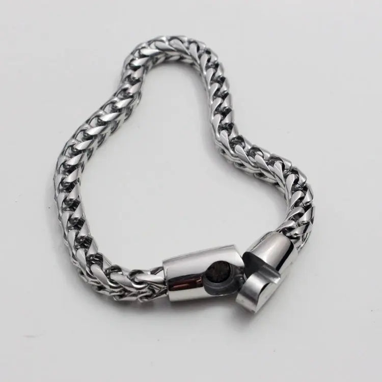 Retro Style Individual Titanium Steel Bracelet For Men Conceitastral