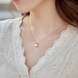 Round Pearl Necklace For Women Conceitastral