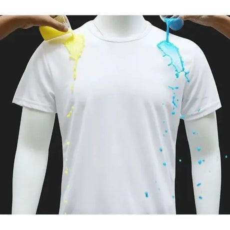 -Secagem rápida À Prova D' Água Anti-incrustação Casal T-shirt Meia Manga Assentamento Camisa Conceitastral