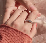 Simple Diamond-studded Couple Rings For Men And Women Conceitastral