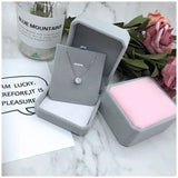 Single diamond necklace women Conceitastral