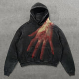 Skull Long Sleeve Printed Sweater Conceitastral