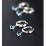 Sky Blue Topaz Earrings Women Conceitastral