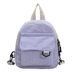 Small Corduroy Backpack Fashion Primary And Secondary Campus Bag Girls Schoolbags Conceitastral