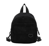 Small Corduroy Backpack Fashion Primary And Secondary Campus Bag Girls Schoolbags Conceitastral