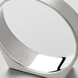 Small Strip Glossy Stainless Steel Ring Men Conceitastral