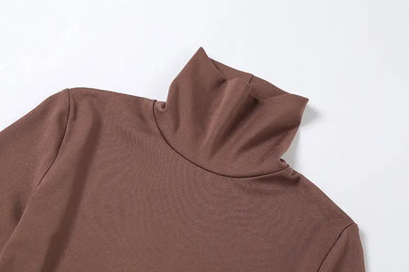 Solid Color Short Cropped Navel  Slim Fashion T-shirt Women Oásis Mercado