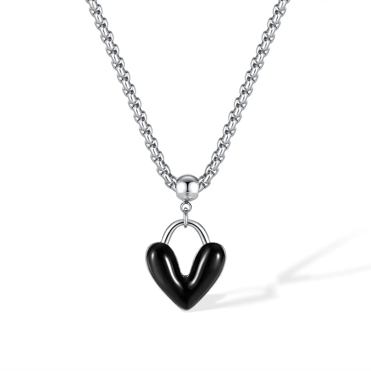 Special-interest Design Drop Oil Love Alloy Necklace For Men Conceitastral