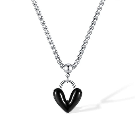 Special-interest Design Drop Oil Love Alloy Necklace For Men Conceitastral