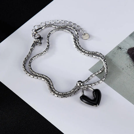 Special-interest Design Drop Oil Love Alloy Necklace For Men Conceitastral