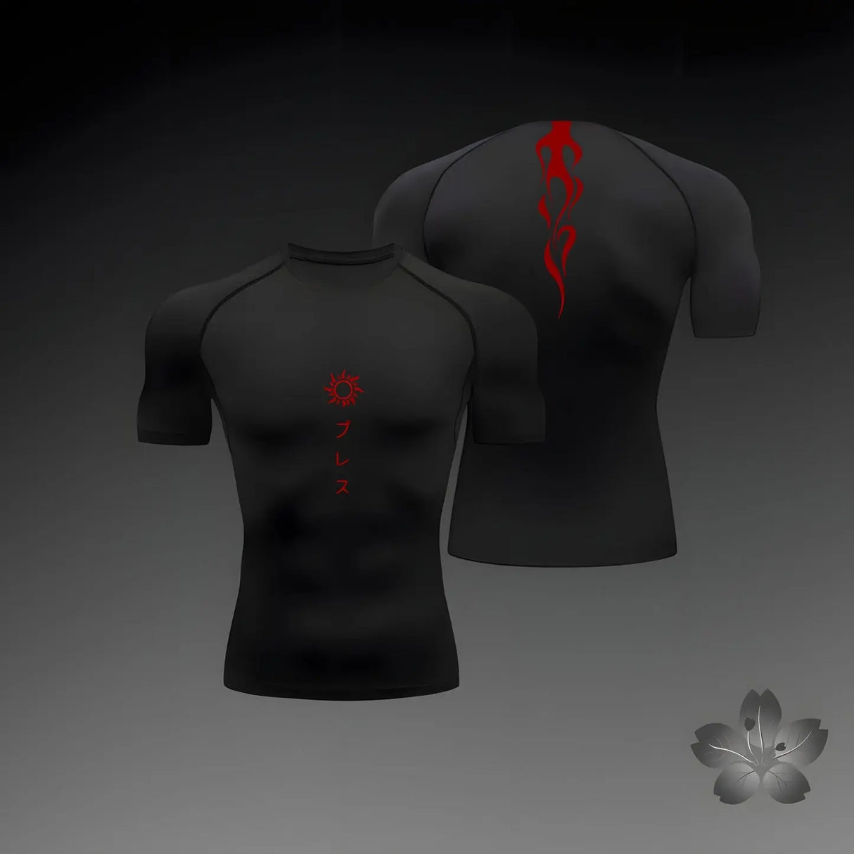 Sports Tights Short-sleeved Men's Printed T-shirt Conceitastral