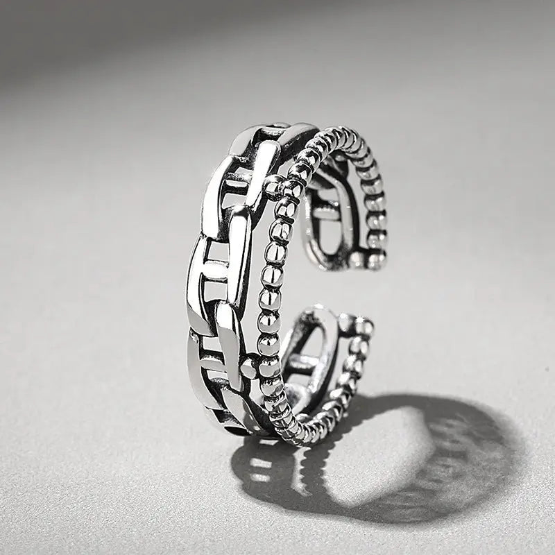 Sterling Silver Combination Stacking Rings For Men And Women Conceitastral