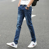 Summer Men's Denim Straight Pants Conceitastral