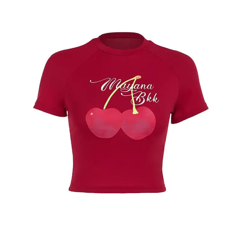 Summer Slim-fit All-match T-shirt Women Conceitastral