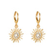 Sunflower Earrings Necklace Jewelry Suit Women Conceitastral