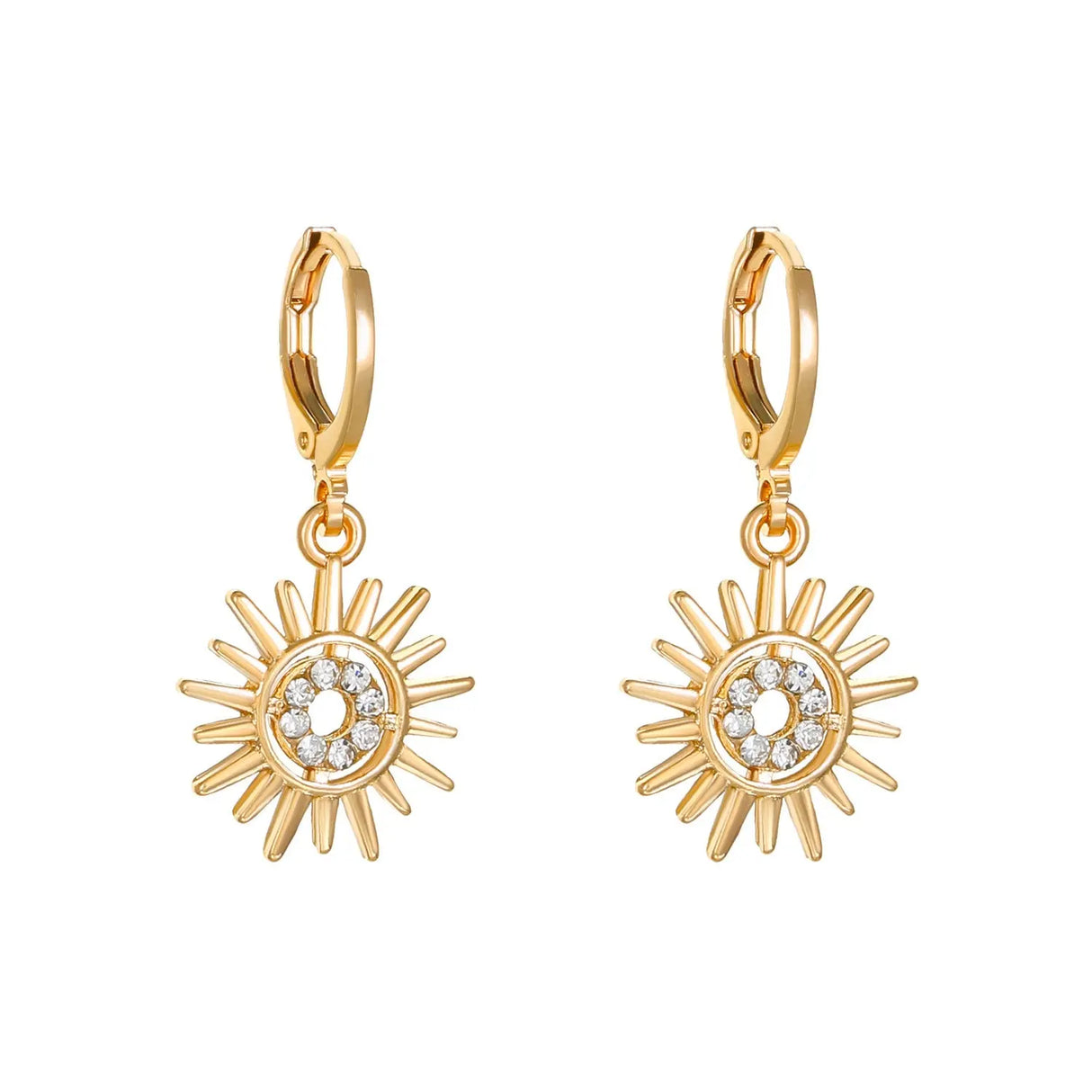 Sunflower Earrings Necklace Jewelry Suit Women Conceitastral
