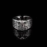 Thai Silver Vintage Nordic Vikings Crow Ring For Men Conceitastral