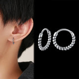 Titanium Steel Earrings Retro Men Conceitastral