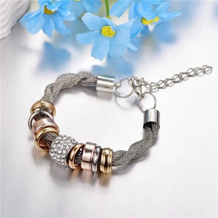Twist Chain Bracelet Women Alloy Bracelet Conceitastral