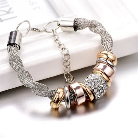 Twist Chain Bracelet Women Alloy Bracelet Conceitastral