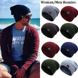 Unisex Fashionable Knitted Beanie, Winter Wool Elastic Hat For Outdoor Cycling, Camping, Travel Winter Beanie Hat Acrylic Knit Hats For Men Women Conceitastral