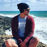 Unisex Fashionable Knitted Beanie, Winter Wool Elastic Hat For Outdoor Cycling, Camping, Travel Winter Beanie Hat Acrylic Knit Hats For Men Women Conceitastral