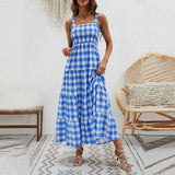 Waist-controlled Large Hem Bohemian Dress Conceitastral