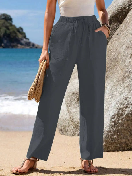 Wide-leg Pants Draping Effect Straight Pants Long High-end Conceitastral