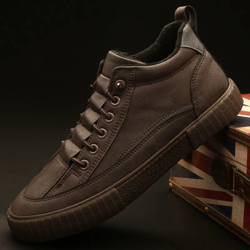 Winter High-top Casual Cotton-padded Shoes Warm Non-slip Conceitastral