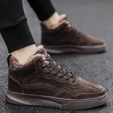 Winter Warm Cotton Shoes Men's Mid-top Trendy Conceitastral