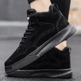 Winter Warm Cotton Shoes Men's Mid-top Trendy Conceitastral