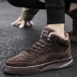 Winter Warm Cotton Shoes Men's Mid-top Trendy Conceitastral