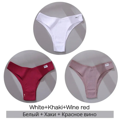 Women Cotton Underwear Women Thong Sexy Underwear Conceitastral