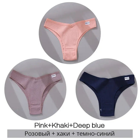 Women Cotton Underwear Women Thong Sexy Underwear Conceitastral