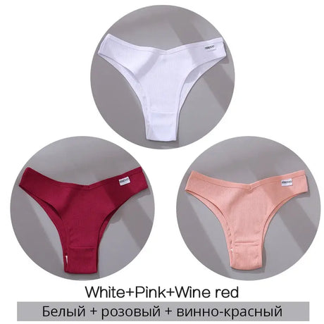 Women Cotton Underwear Women Thong Sexy Underwear Conceitastral