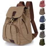 Women's Canvas Backpack Vintage Students School Bags Conceitastral