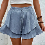 Women's Fashion Casual Double Circle Short Pants Conceitastral