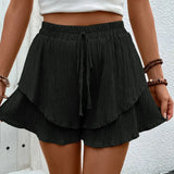 Women's Fashion Casual Double Circle Short Pants Conceitastral