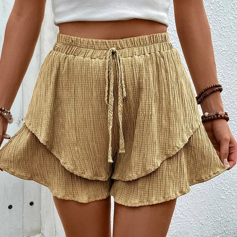 Women's Fashion Casual Double Circle Short Pants Conceitastral