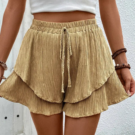 Women's Fashion Casual Double Circle Short Pants Conceitastral