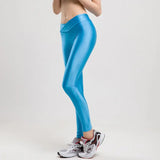 Women's Plus Size Hip Lift V High Waist Fluorescent Candy Color Leggings Conceitastral