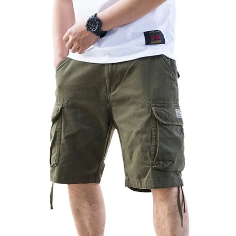 Workwear Loose Plus Size Solid Color Casual Shorts Conceitastral