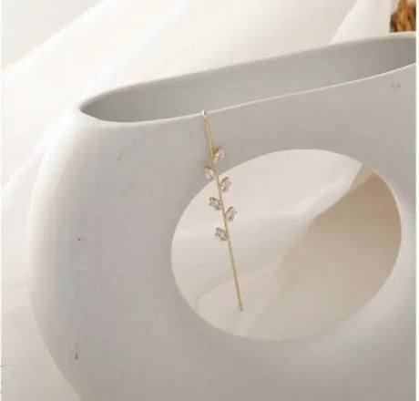 Zircon Earrings Pierced Earrings Women Conceitastral